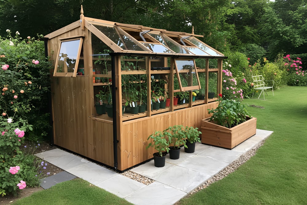 Swallow Jay 6x10 Wooden Potting Shed