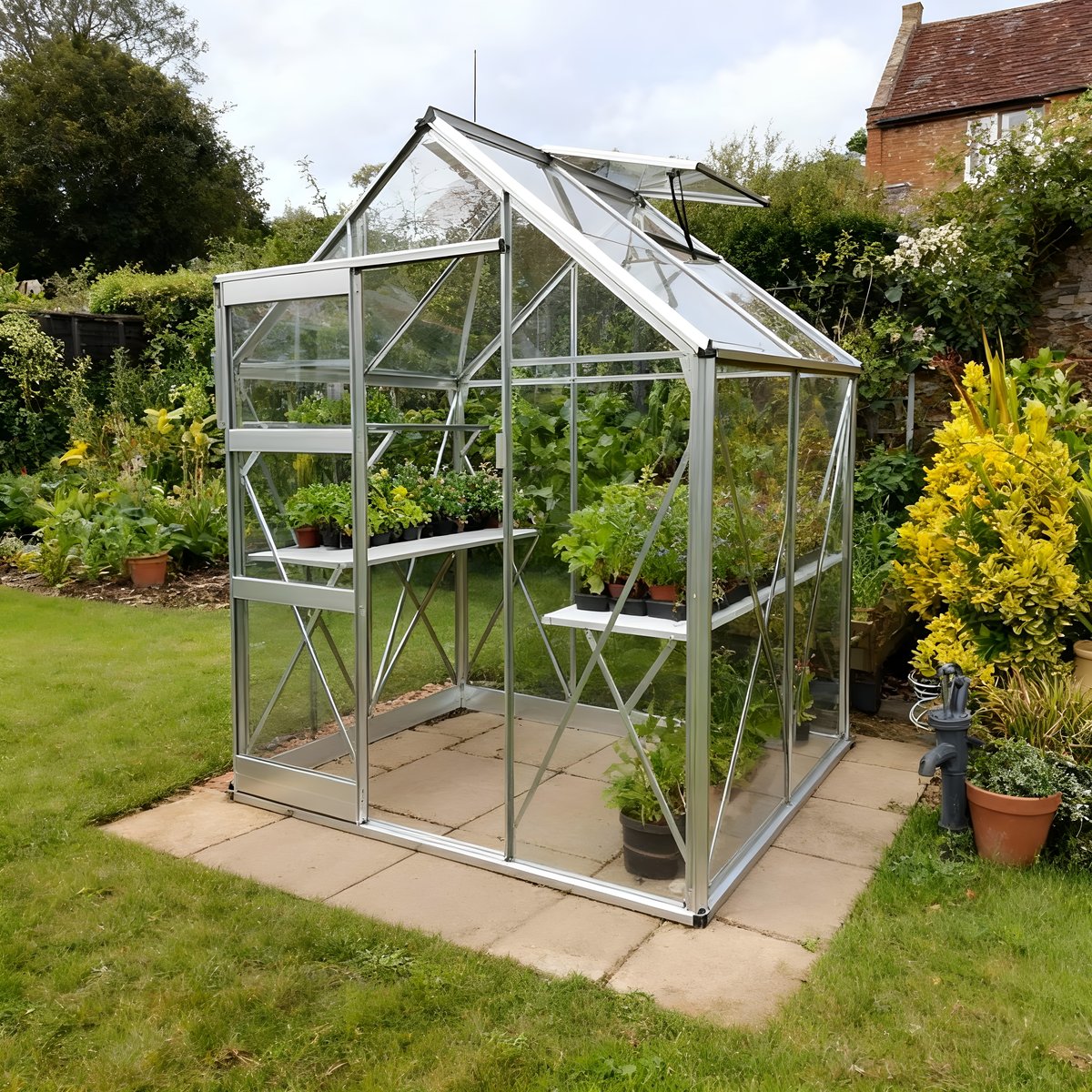 Elite High Eave 6x4 Greenhouse