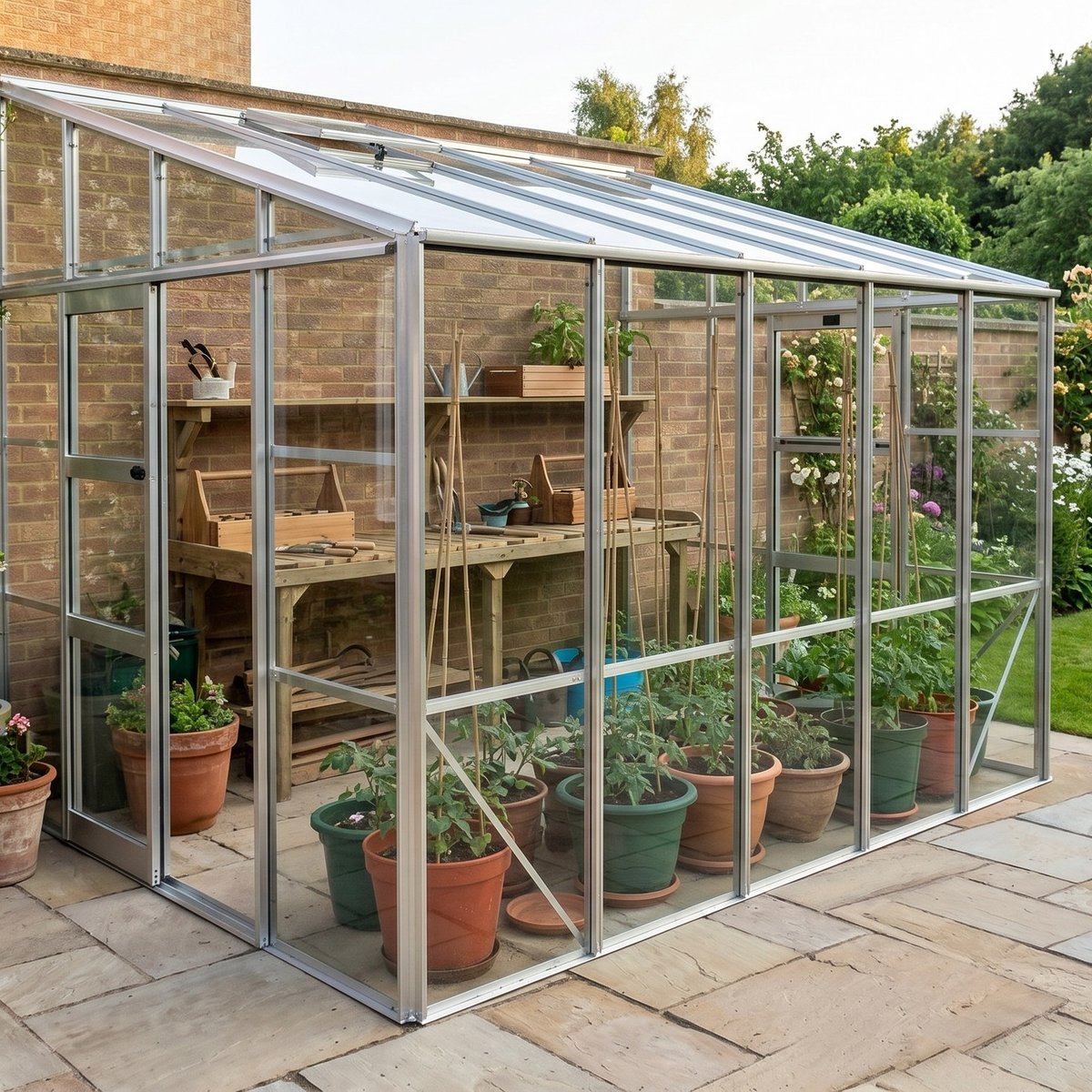 エミりん　38サイズ Elite Titan K800 8x8 Lean to Greenhouse Toughened