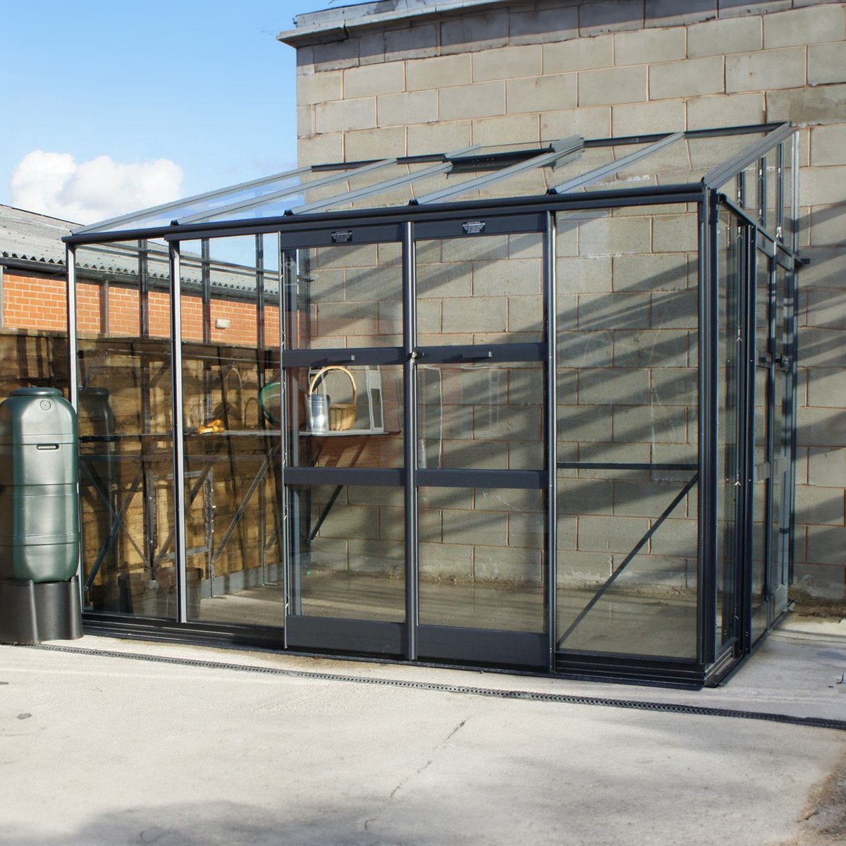 Elite Titan K800 8x10 Lean to Greenhouse Toughened