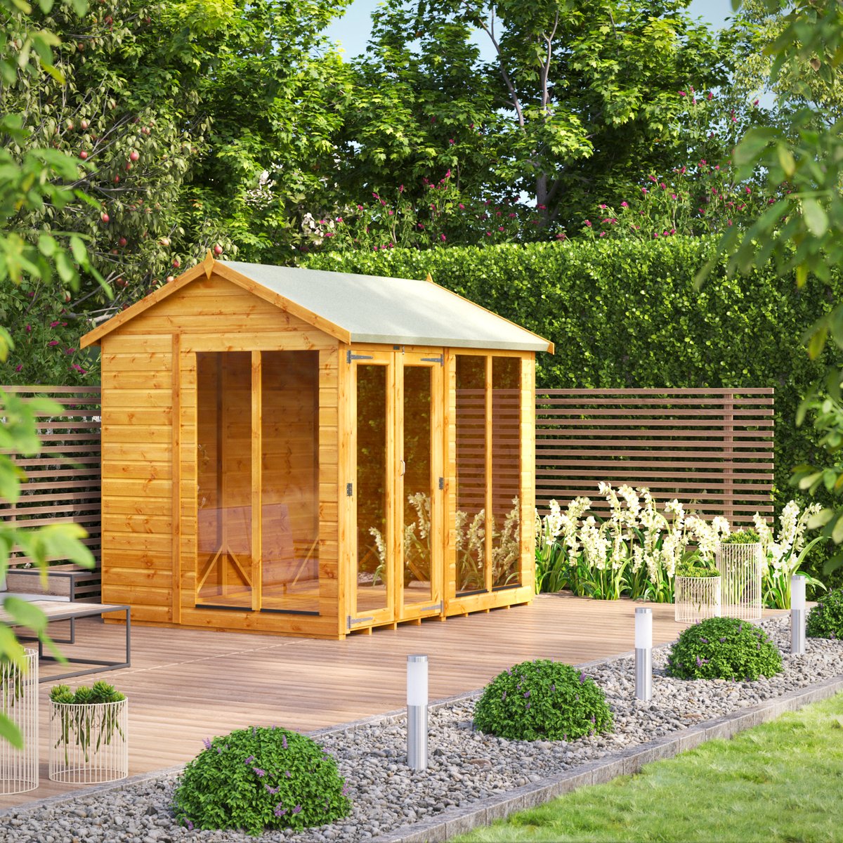 Power 8x6 Apex Summerhouse | British Made