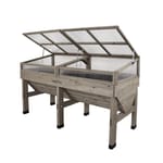VegTrug Cold Frame Cover for Classic 1.8m Planter Grey Wash