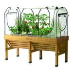 VegTrug Greenhouse Frame and Multi-Cover Set for Classic 1.8m Planter