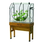 VegTrug Greenhouse Frame and Multi-Cover Set for Wall Hugger 1m Planter