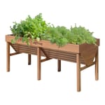VegTrug Aluminium 1.8m - Teak