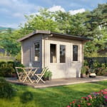 Double Doors Left / Window Right