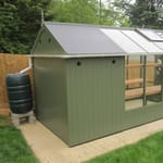 Painted Combination Shed Extension 6ft x 4ft and Floor