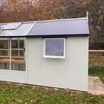 Painted Combination Shed Extension 8ft x 6ft 