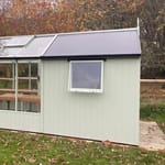 Painted Combination Shed Extension 6ft x 6ft with Floor