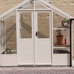 Additional Double Greenhouse Door Painted Finish