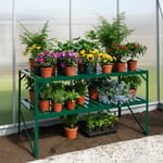 2 Tier Staging Green