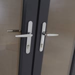 Power Log Cabin 5 Point Lockable UPVC Doors