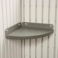 Lifetime Corner Shelf Fitted In Shed Corner