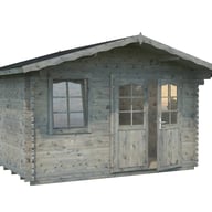Palmako Emma 3.6x3m Log Cabin Grey Dip