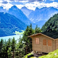 Palmako Emma 3.6x3m Log Cabin in Brown Dip