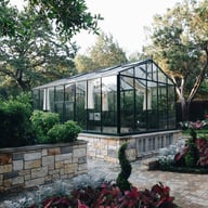 10x15 Black Janssens Mur Dwarf Wall Greenhouse