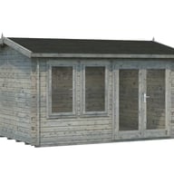Palmako Iris 4.1 x 3.2m Log Cabin Grey Dip