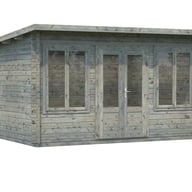 Palmako Lisa 4x3m Log Cabin Grey Dip