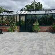 12x19 Janssens Mur Dwarf Wall Greenhouse Green