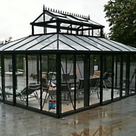 15x20 Janssens Kathedral Orangery Green Greenhouse