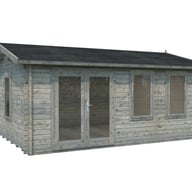 Palmako Iris 5.1x3.9m Log Cabin Grey Dip