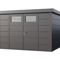 Telluria Classico 3330 Metal Garden Shed in Anthracite