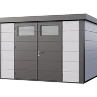 Telluria Classico 3330 Metal Garden Shed in White