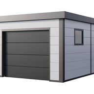 Telluria Classico 3654G Metal Garage in White