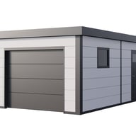Telluria Classico 3663G Metal Garage in White