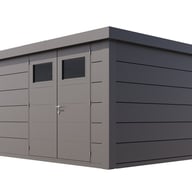 Telluria Classico 3930 Metal Garden Shed in Anthracite