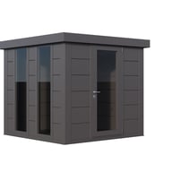 Telluria Luminato 2424 Metal Garden Building in Anthracite