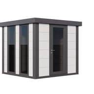 Telluria Luminato 2424 Metal Garden Building in White