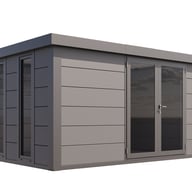 Telluria Luminato 3930 Metal Garden Building in Light Grey