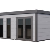 Telluria Luminato 5436 Metal Garden Building in Light Grey