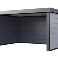 Telluria Singolo 4836 Metal Garden Shed in White