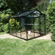 ACD R204 Straight Wall Greenhouse Black - manufacturer photograph