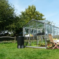 ACD R204 Straight Wall Greenhouse Silver - manufacturer photograph