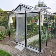 ACD R204 Straight Wall Greenhouse Silver - manufacturer photograph