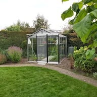 ACD R204 Straight Wall Greenhouse Silver - manufacturer photograph
