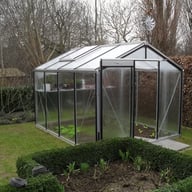 ACD R204 Straight Wall Greenhouse Silver - manufacturer photograph
