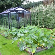 ACD R205 Straight Wall Greenhouse Black - manufacturer photograph