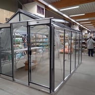 ACD R205 Straight Wall Greenhouse Silver - manufacturer photograph