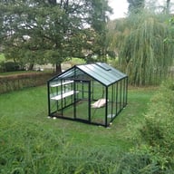 ACD R305 Straight Wall Greenhouse Black - manufacturer photograph