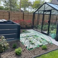 ACD R305 Straight Wall Greenhouse Black - manufacturer photograph