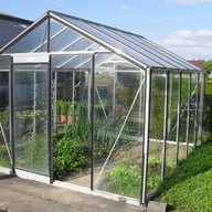 ACD R305 Straight Wall Greenhouse Silver - manufacturer photograph
