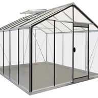 ACD R305 Straight Wall Greenhouse Silver - manufacturer photograph