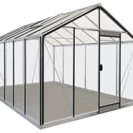 ACD R306 Straight Wall Greenhouse Silver - manufacturer photograph