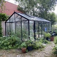 ACD Extra High 10x20 Greenhouse Black - same-width model photograph; different length