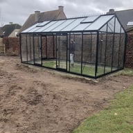 ACD Extra High 10x20 Greenhouse Black - same-width model photograph; different length
