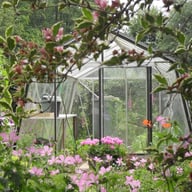 ACD S106 Sloping Wall Greenhouse Silver - manufacturer photograph